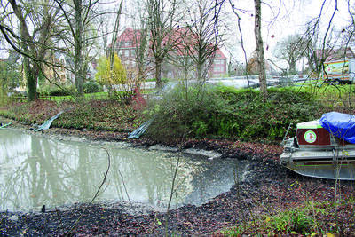 Bild vergrern: Teichsanierung Stadtpark