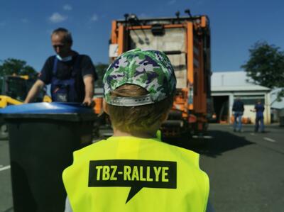 Kind bei der TBZ-Rallye